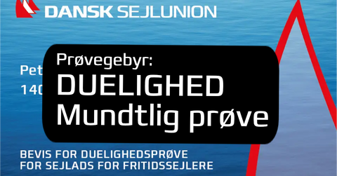 PRØVEGEBYR: Duelighed - Mundtlig teoriprøve