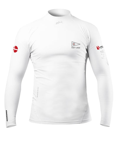 Langærmet Spandex Top LS DTP-0063-M-WHT