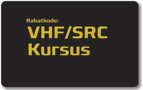 Rabatkode: VHF/SRC Kursus
